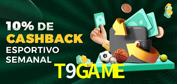 10% de bônus de cashback na T9GAME